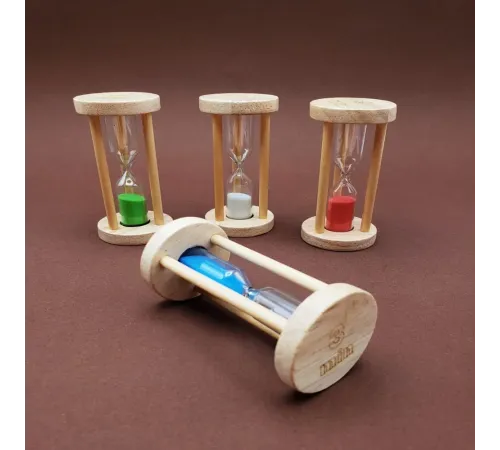 3 Dakikalık Ahşap Kum Saati