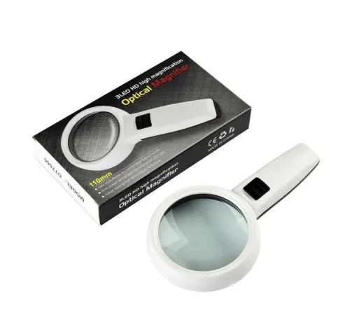 3 Ledli 5X95Mm & 10X19Mm El Büyüteç Takı Okuma Para Kontrol Için Dt7665