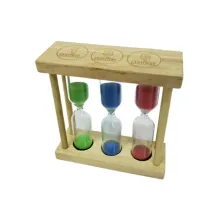 3'lü Ahşap Kum Saati