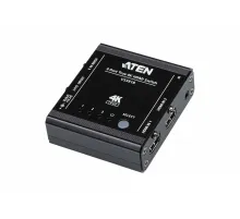 3-Port True 4K HDMI Switch, uzaktan kumanda ürünle birlikte gelmektedir