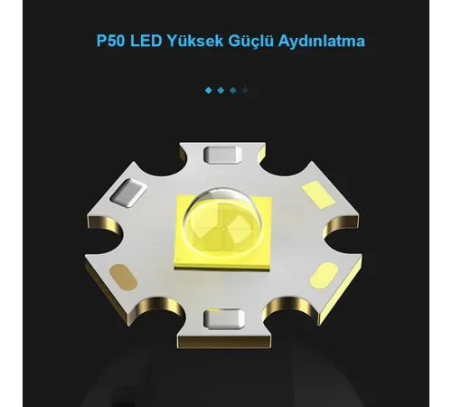 3000 Lümen Güçlü EL Feneri Wt-600