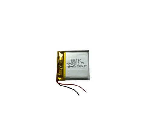 302525 3.7V 180mAh Li-Polymer Pil Devreli/1.5A