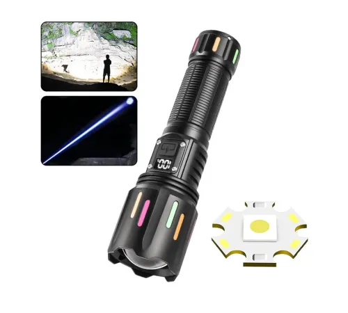 30W Zoomlu Led Powerbank Özellikli Şarjlı Profesyonel El Feneri PS-9954