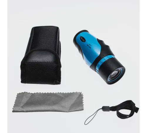 30X30 Tek Gözlü Ayarı Gerektirmeyen Perma Focus Otomatık Netleme Dürbün Mavi