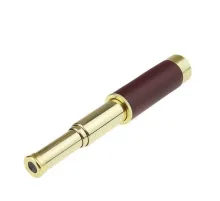 30X40 Panda Büyük Mercekli Pirinç Gövdeli Deri Çantalı Denizcilik Korsan Dürbün