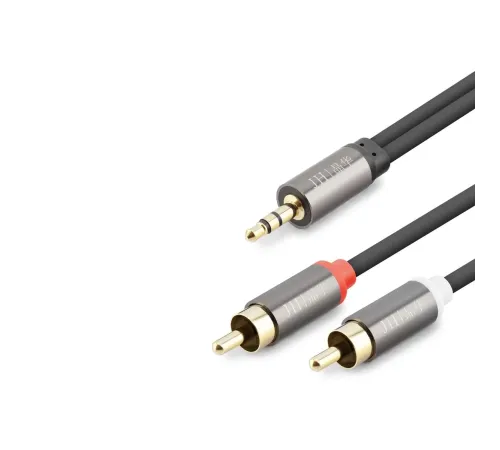 3.5 Mm To 2Rca Kablo 2Lıne Gold 1.5M Siyah HDX1067