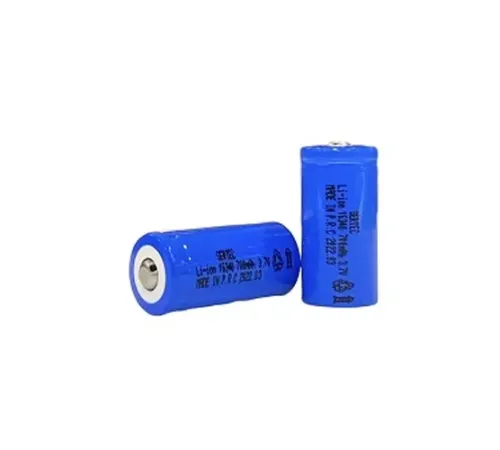 3.7V Li-ion 16340 - 700 mAh. 1C Şarjlı Pil