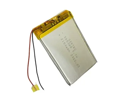 385385 3.7V 2150 MAh Li-Polymer Pil Devreli/1.5A