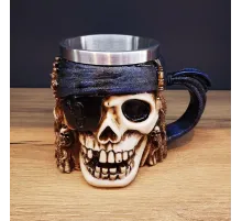 3D Boyutlu Korsan Kupa Bardak
