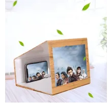 3D Cep Telefonu Ekran Büyüteci Ahşap
