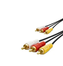 3Rca Kablo Gold 1.5M Siyah HDX1038
