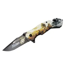 4 23 2 Marines Kurtarma / Kamp Çakı 20cm - Yarı , Cam Kırma Ve İp Kesme Aparatlı