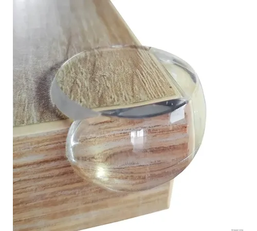 4 Adet Silikon Şeffaf Masa Kenar Köşe Koruma