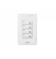 4 Düğmeli Uzaktan Kontrol Tuş Takımı (ATEN-VP1420/VP1421 Sunum Matrix Switch Ürünleri)<br>
4-Key Contact Closure Remote Pad (for ATEN-VP1420/VP1421 Presentation Matrix Switches)