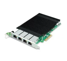 4-Port 10/100/1000T 802.3at PoE+ PCI Express Sunucu Kartı (120W PoE bütçe, PCIe x4, -10~60 derece C)<br>
4-Port 10/100/1000T 802.3at PoE+ PCI Express Server Adapter (120W PoE budget, PCIe x4, -10~60 degrees C)