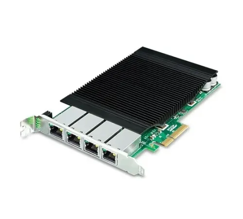 4-Port 10/100/1000T 802.3at PoE+ PCI Express Sunucu Kartı (120W PoE bütçe, PCIe x4, -10~60 derece C)<br>
4-Port 10/100/1000T 802.3at PoE+ PCI Express Server Adapter (120W PoE budget, PCIe x4, -10~60 degrees C)