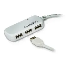 4 Port USB 2.0 Sinyali Aktif Uzatıcı Hub&#039;ı, 12 metre (Zincirleme bağlantı ile maksimum 60 metre)<br>
12M 4-port USB 2.0 Extender (Daisy-chaining up to 60m)