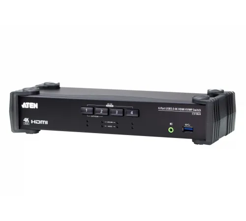 4-Port USB 3.0 4K HDMI KVMP™(Keyboard/Video Monitor/Mouse) Periferi (Çevre Cihazlarla (USB) Bağlantı Kurabilir) Switch, Ses Mikser mod özelliği<br>
4-Port USB 3.0 4K HDMI KVMP™ Switch with Audio Mixer Mode