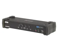 4 Port USB DVI Dual Link KVMP™(Keyboard/Video Monitor/Mouse) Periferi (Çevre Cihazlarla (USB) Bağlantı Kurabilir) Switch, 3D desteği