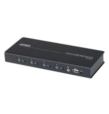 4-port USB Sınırsız Geçiş İmkanı Tanıyan KM (Klavye/Mouse) Switch (Kablolar dahil)<br>
4-port USB Boundless KM Switch (Cables included)