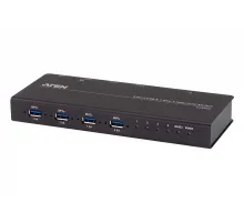 4 x 4 USB 3.1 Gen1 USB Arayüzüne Sahip Cihazları Paylaştıran Endüstriyel Hub Switch<br>
4 x 4 USB 3.1 Gen 1 Industrial Hub Switch