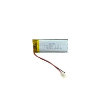 402050 3.7V 400mAh Li-Polymer Pil Devreli/1.5A