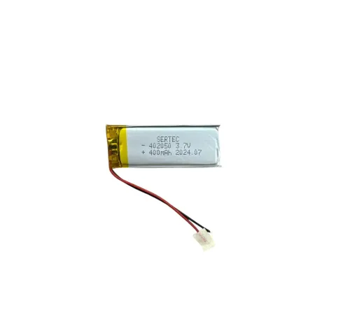 402050 3.7V 400mAh Li-Polymer Pil Devreli/1.5A