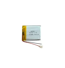 403443 3.7V 520 MAh Li-Polymer Pil Devreli/1.5A