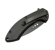 4215 Kırmızı Kamp Çakı 20cm- Yarı , Oluklu