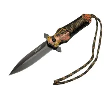 4267 Çok Renkli Kamp Çakı 21cm - Yarı , İpli