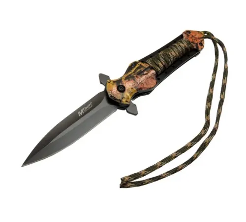 4267 Çok Renkli Kamp Çakı 21cm - Yarı , İpli