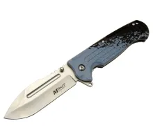 4281 Mavi Kamp Çakı 21cm - Yarı , Oluklu