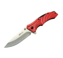 4312 Kırmızı Kamp Çakı 20cm - Yarı