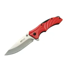 4312 Kırmızı Kamp Çakı 20cm - Yarı