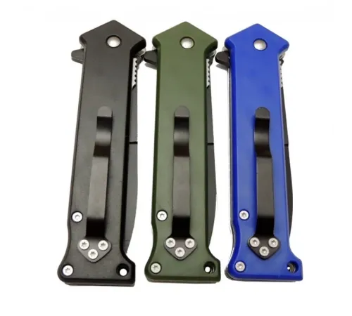 4352 Mavi Bas - Çek Kamp Çakı 20cm-