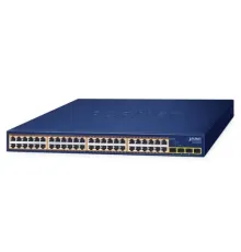 48-Port 10/100/1000T 802.3at PoE + 4-Port 1000X SFP Gigabit Ethernet Switch