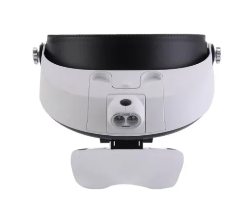 5 Mercekli Çok Fonksiyonlu Başlık Tip Işıklı Büyüteç Mg-81001-G