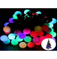 5 Metre 28 Led Fişli RGB Mini Top Led Siyah Kablo