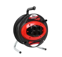 50 MT Makaralı 4 lü Elektrik Uzatma Priz 3 x 2,5 Mm Siyah