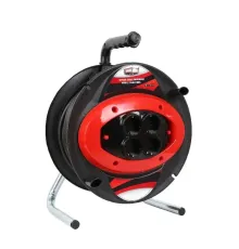 50 MT Makaralı 4 lü Elektrik Uzatma Priz 3 x 2,5 Mm Siyah