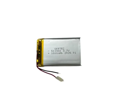 503450 3.7V 1000 MAh Li-Polymer Pil Devreli/1.5A