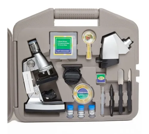 50X-100X-200X-400X-600-1200X Çocuklariçin Eğitici Projektörlü Mikroskop Seti