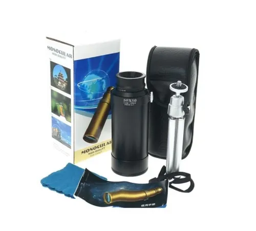 50X50 Panda Metal Gövde Tek Gözle Büyük Mercek Korsan Dürbün Dsyh