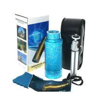 50X50 Panda Metal Gövde Tek Gözle Büyük Mercek Korsan Dürbün Mavi