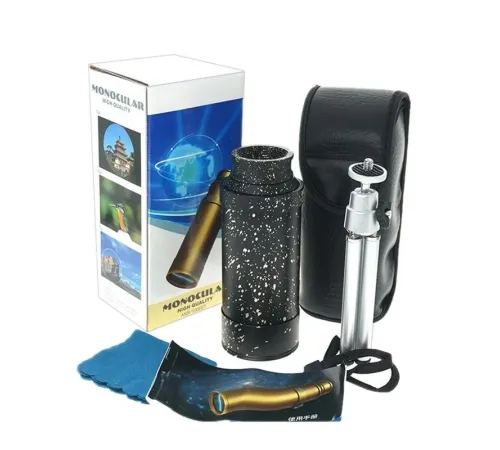 50X50 Panda Metal Gövde Tek Gözle Büyük Mercek Korsan Dürbün Syh