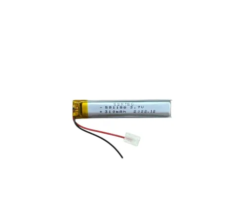 551158 3.7V 310 MAh Li-Polymer Pil Devreli/1.5A