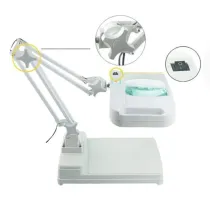 5X 10X Büyüteç - Led Işıklı Süper Parlak Enerji Tasarruflu Masa Lambası Lt-861