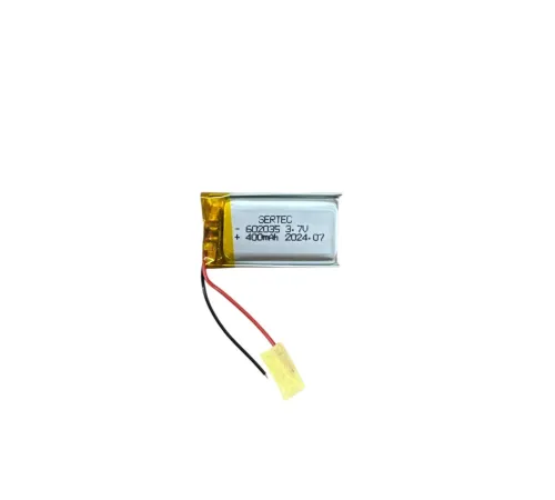602035 3.7V 400mAh Li-Polymer Pil (Devreli/1.5A)