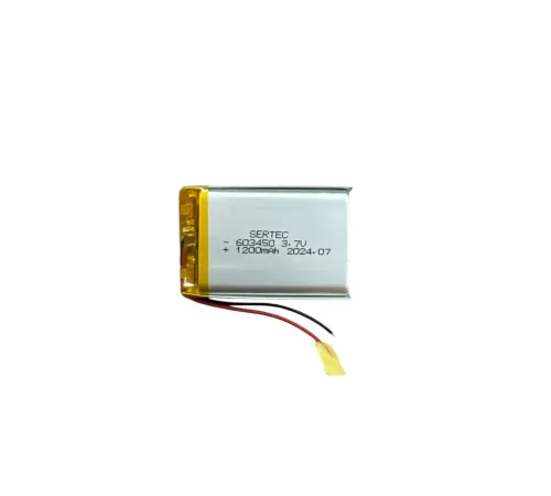 603450 3.7V 1200 MAh Li-Polymer Pil (Devreli/1.5A)