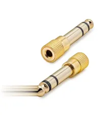 6.5 Mm To 3.5 Mm F Çevirici Enstruman Gitar Gold HDX1264